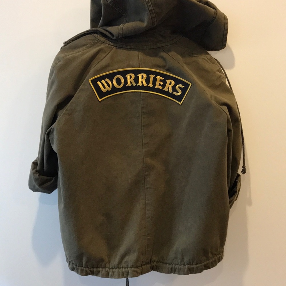 Canvas army jacket